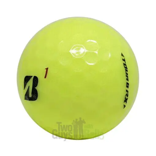bridgestone tour brx yellow used golf balls