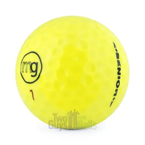 mg senior yellow used golf balls
