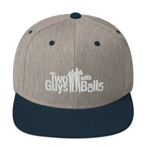 Two Guys Flat Visor Hat