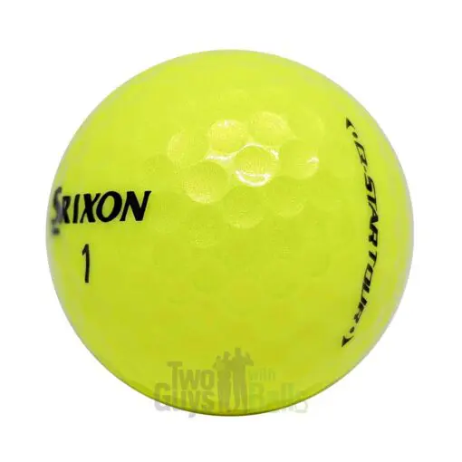 srixon q star tour yellow used golf balls