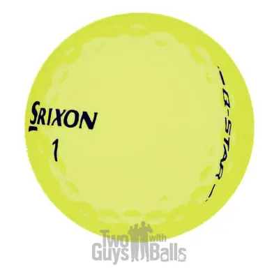 srixon q star yellow used golf balls