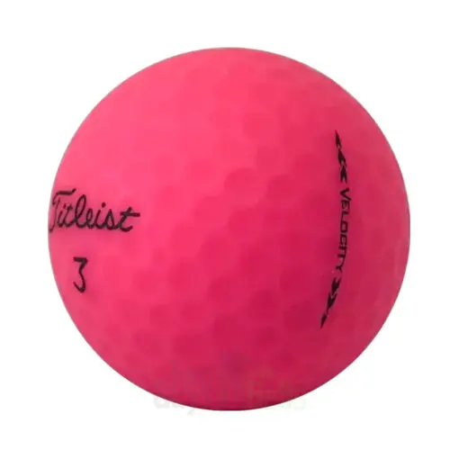 titleist velocity matte pink used golf balls