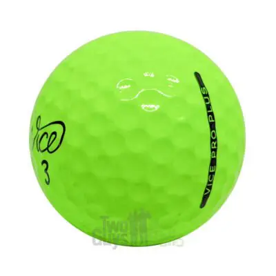 vice pro plus lime used golf balls
