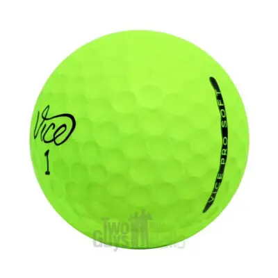 vice pro soft lime used golf balls