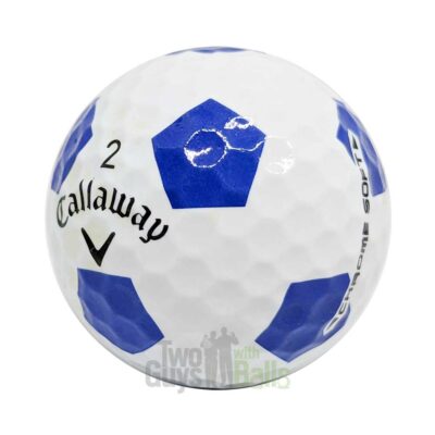 callaway chrome soft truvis blue used golf balls