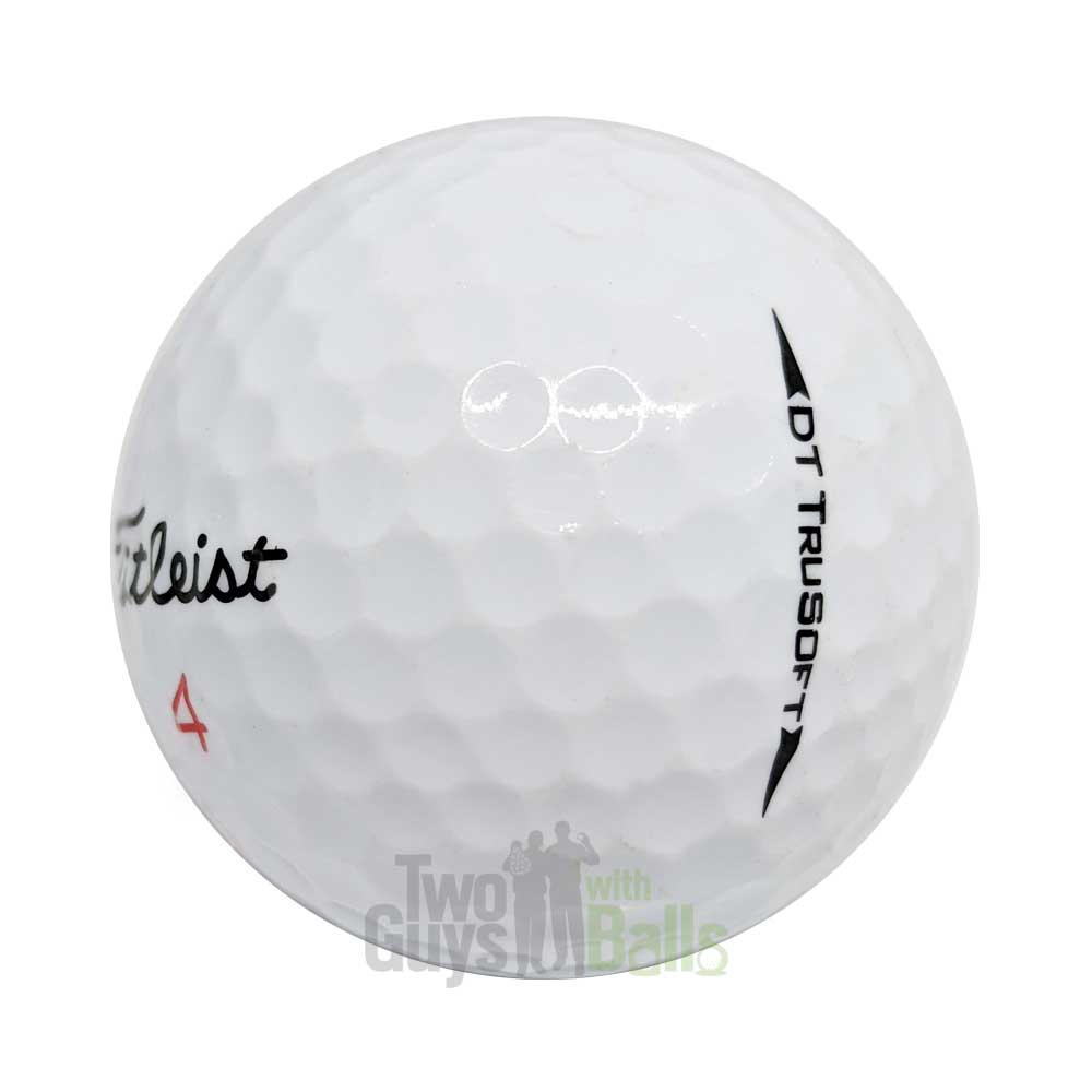 Used Titleist DT TruSoft Golf Balls Two Guys with Balls